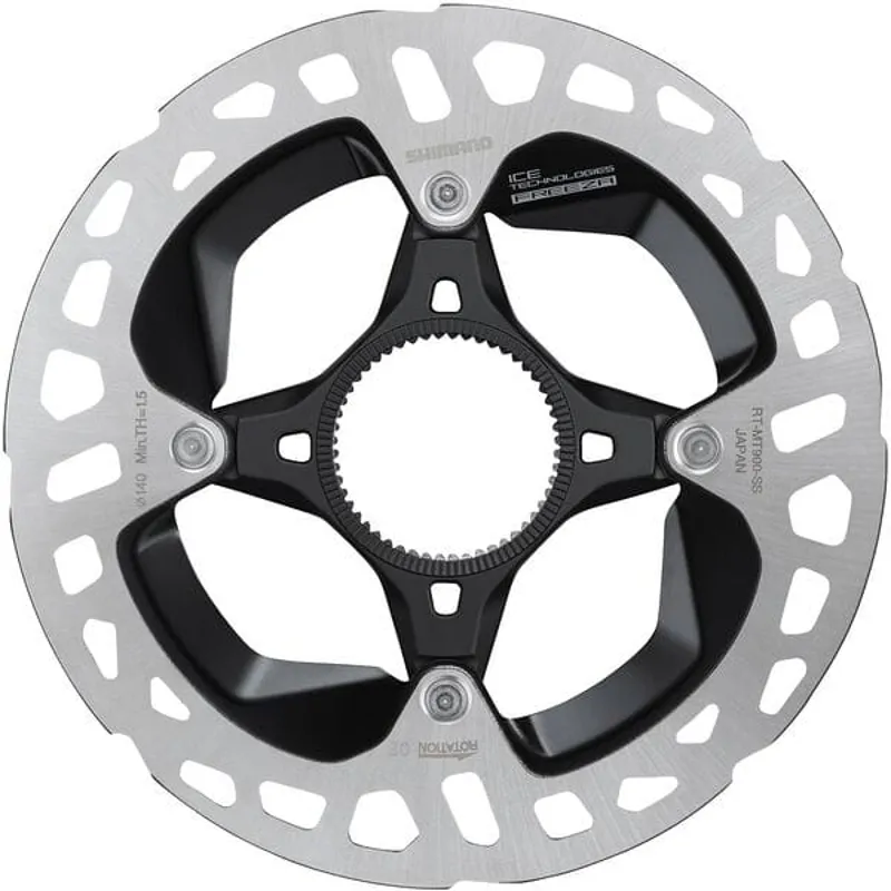 Shimano RT-MT900 disc rotor with external lockring Ice Tech FREEZA-3