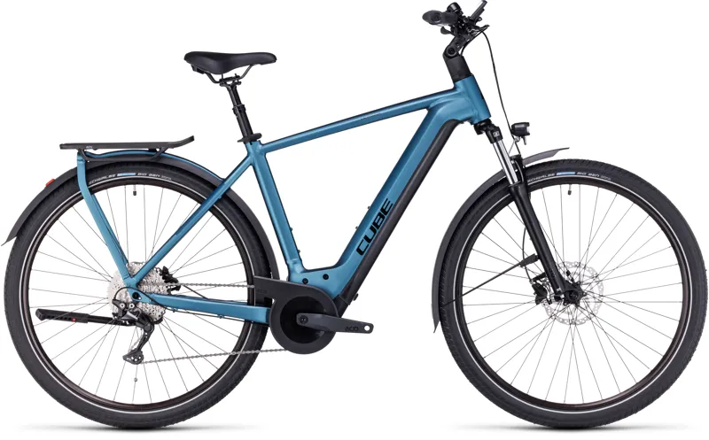 Cube Kathmandu Hybrid One 750 Electric Bike in Blue