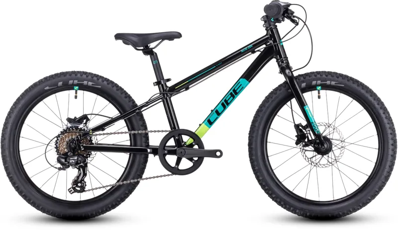 Cube Acid 200 Disc Children's Bike in Black/Green