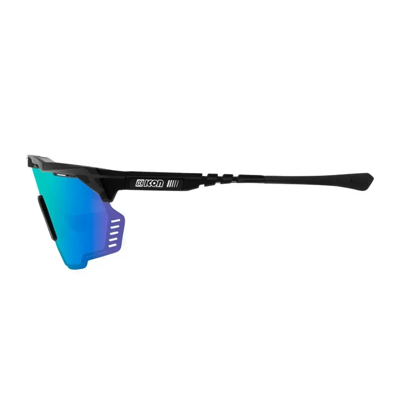 Scicon Sports Aeroshade Kunken Multimirror Sunglasses in Blue/Black-2