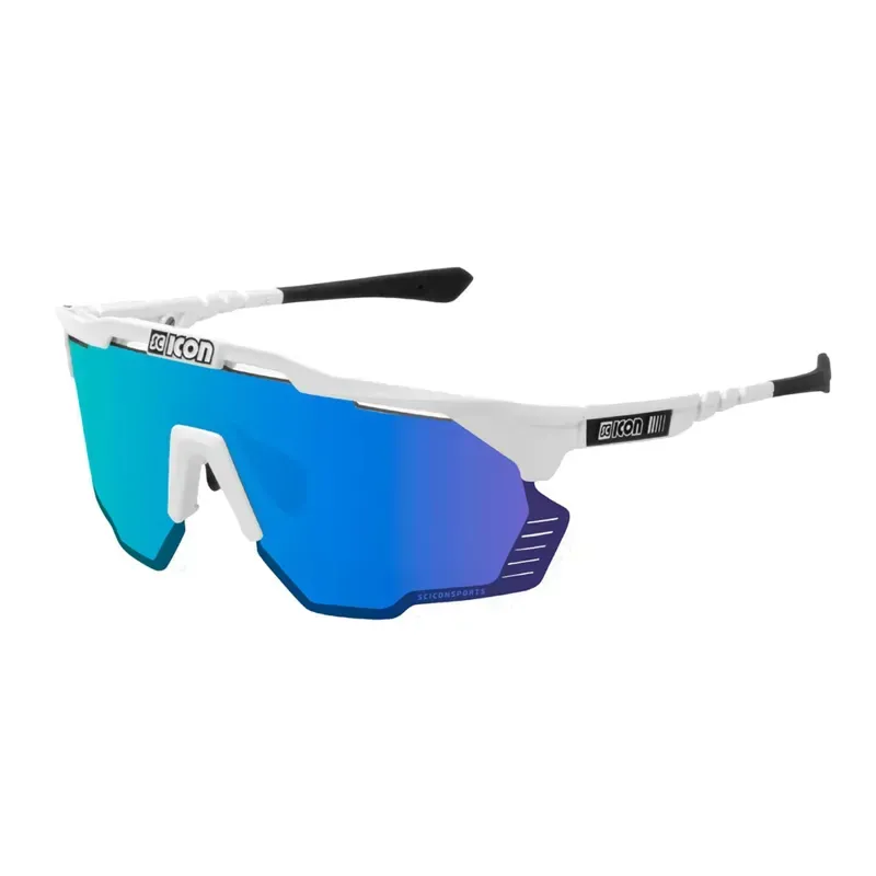 Scicon Sports Aeroshade Kunken Multimirror Sunglasses in Blue/White