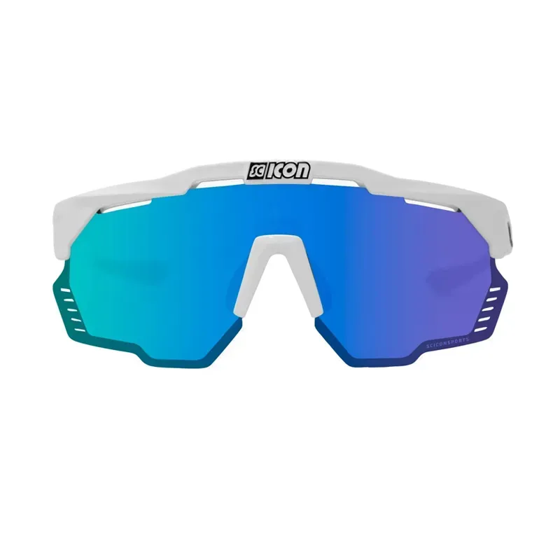 Scicon Sports Aeroshade Kunken Multimirror Sunglasses in Blue/White-1