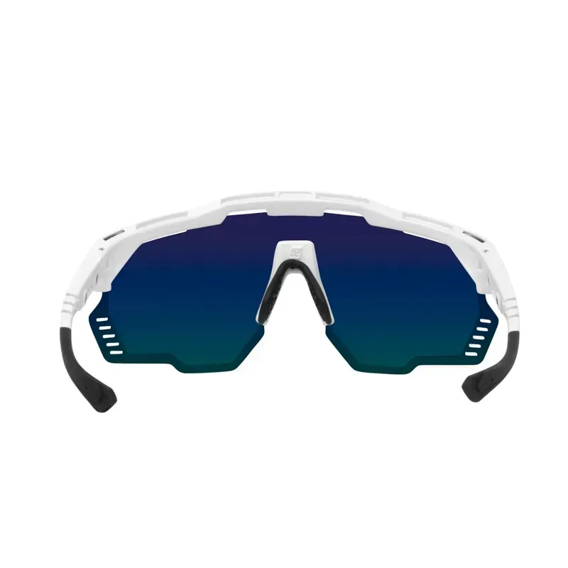 Scicon Sports Aeroshade Kunken Multimirror Sunglasses in Blue/White-3