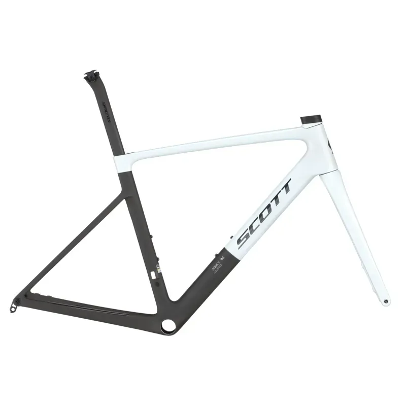 Scott Addict RC Pro HMX Frame Set in Cumulus White/Carbon Black