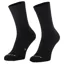 Scott Block Stripe Crew Sock in Black/Faded Pink