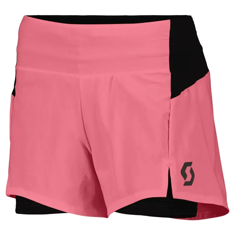 Scott Endurance Tech Hybrid Shorts Women's in Digital Pink/Black