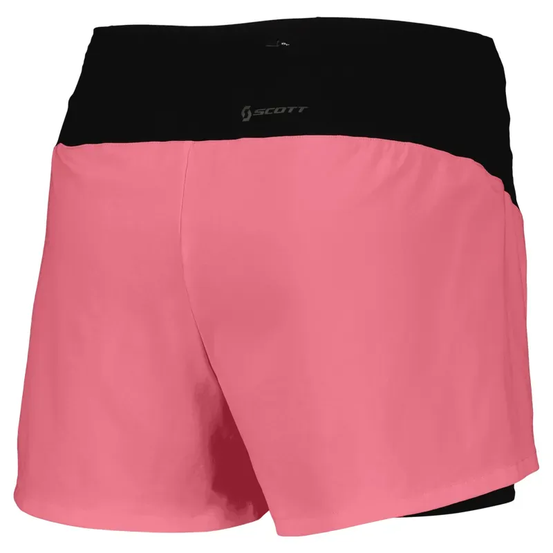 Scott Endurance Tech Hybrid Shorts Women's in Digital Pink/Black-1
