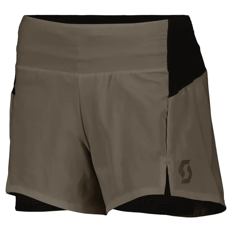 Scott Endurance Tech Hybrid Shorts Women's in Wood Grey/Black