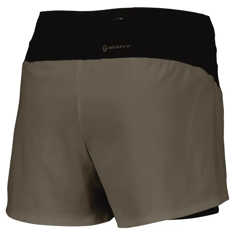 Scott Endurance Tech Hybrid Shorts Women's in Wood Grey/Black-1