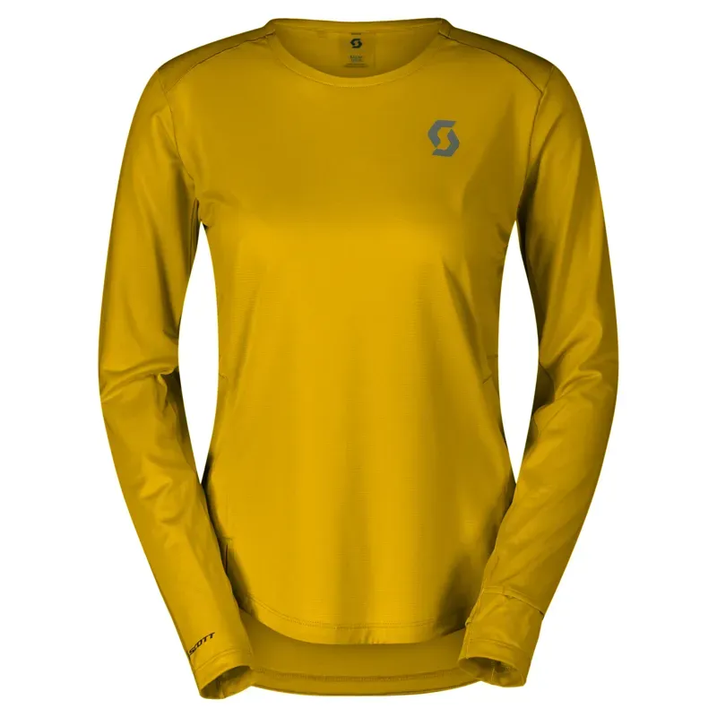 Scott Endurance Tech LS Women's Tee in Sundial Yellow