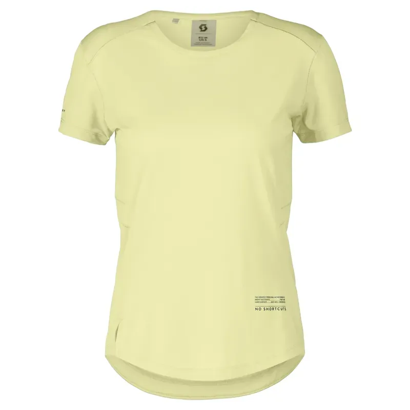 Scott Endurance Tech SS Women's Tee in Pastel Yellow