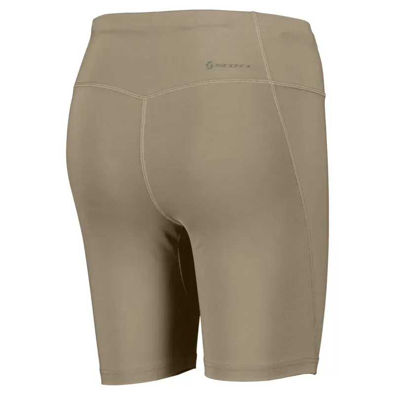 Scott Endurance Women's Tight Shorts in Toast Beige-1