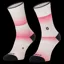 Scott Gradient Stripes Crew Sock in Digital Pink/White