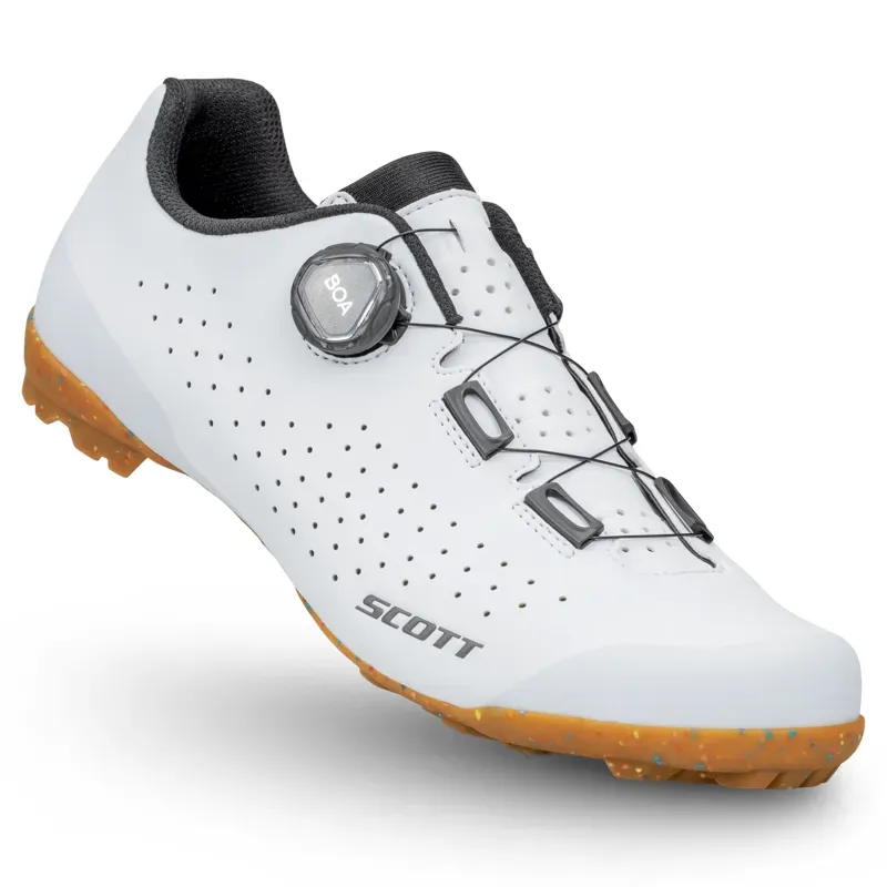 Scott Gravel Pro Gravel Shoe in White/Black