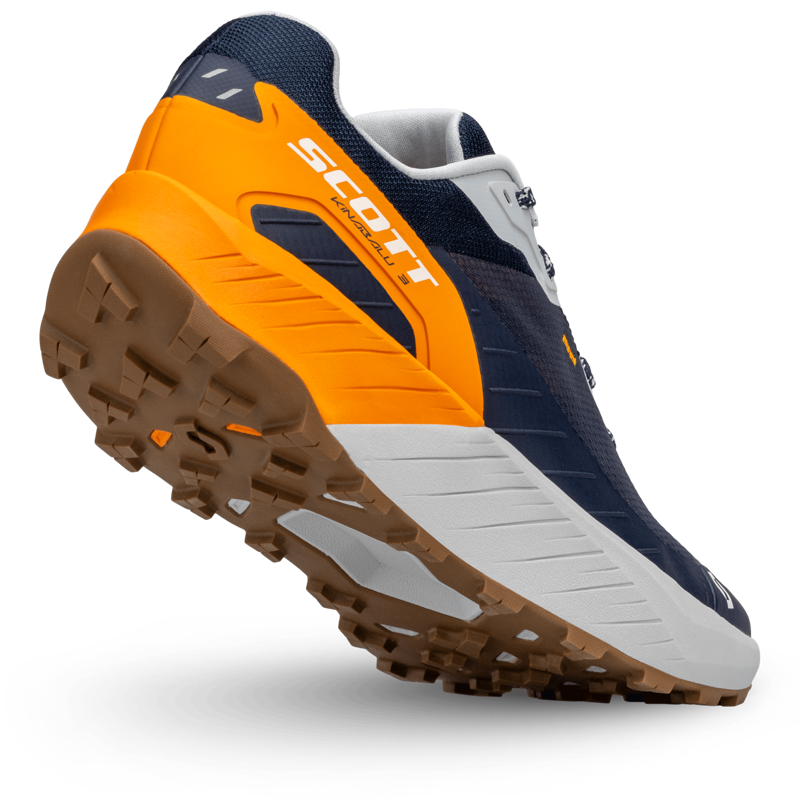 Scott Kinabalu 3 Running Shoe in Dark Blue/Flash Orange-4