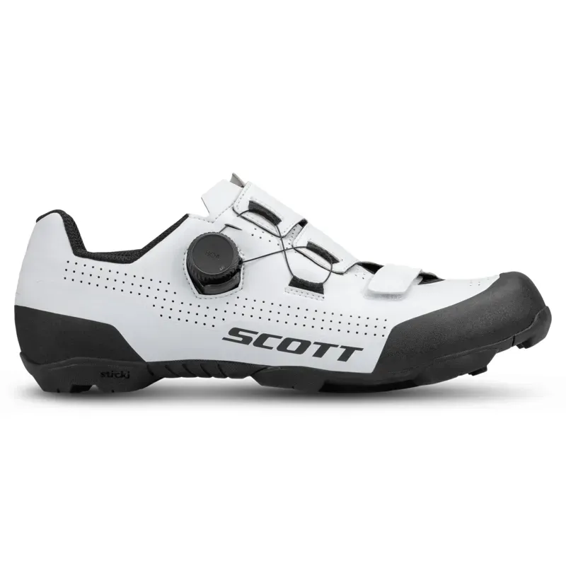 Scott MTB Team BOA Mountain Bike Shoe in White-2