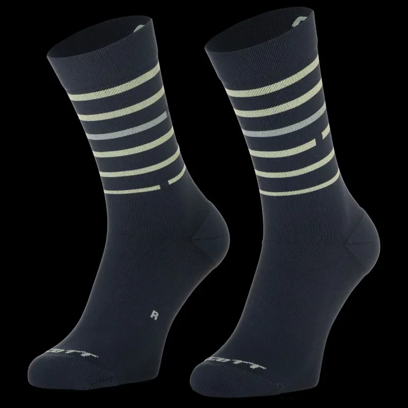 Scott Rings Crew Sock in Dark Blue
