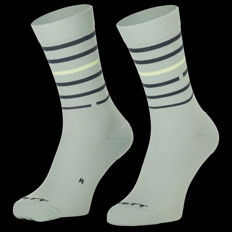 Scott Rings Crew Sock in Spray Grey