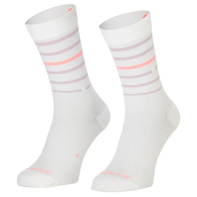 Scott Rings Crew Sock in White