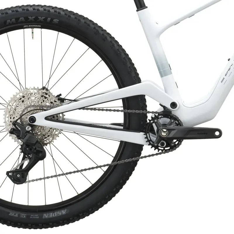 Scott Spark RC Comp XC Mountain Bike in White-5