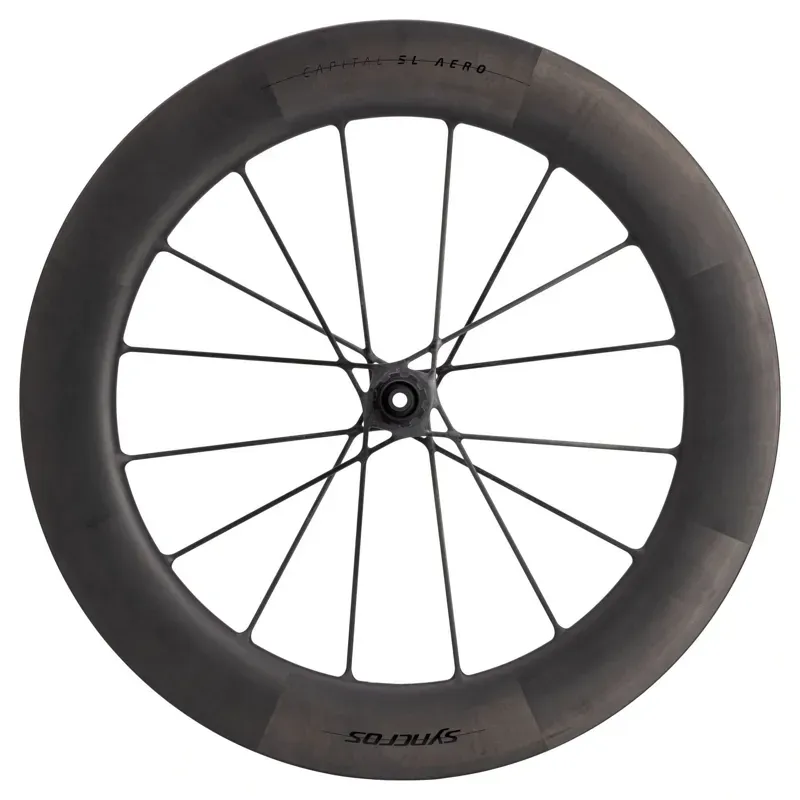 Scott Syncros Capital SL Aero 80mm 700c Front Wheel in Matt Black