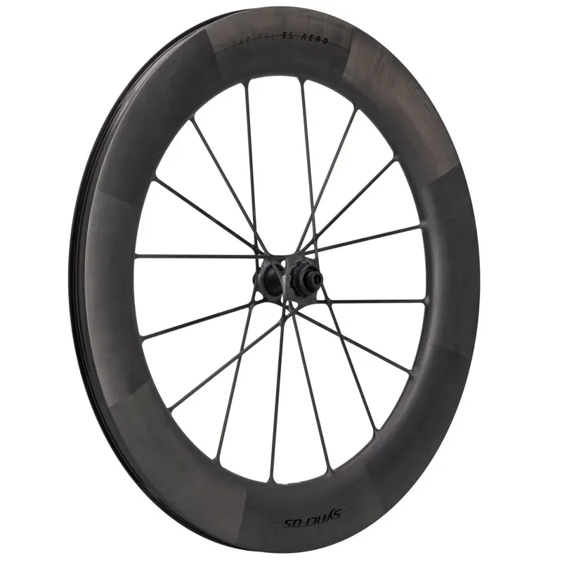 Scott Syncros Capital SL Aero 80mm 700c Front Wheel in Matt Black-1