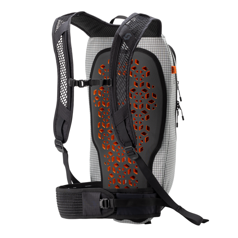Scott Trail Protect 10 Backpack in Light Grey/Black-1