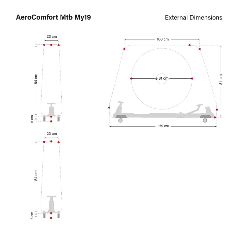 Scicon Sports Aerocomfort MTB TSA My19 Bike Travel Bag Black-2