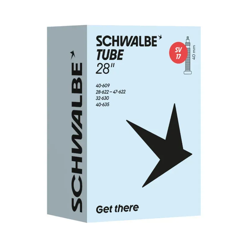 Schwalbe SV17 Tube 700c 700x28-47c in Light-Blue-2