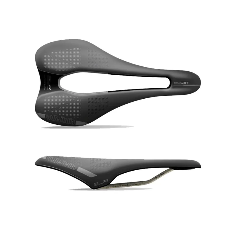 Selle Italia SLR Boost Superflow Ti316 Saddle in Black