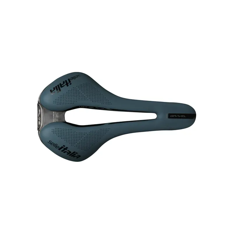 Selle Italia Flite Boost TI316 Superflow Gravel Saddle in Blue Granite