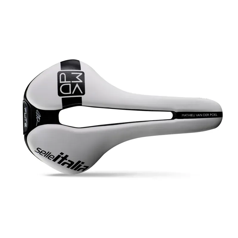 Selle Italia Flite Boost Kit Carbonio Superflow Mvdp Edition Saddle in White