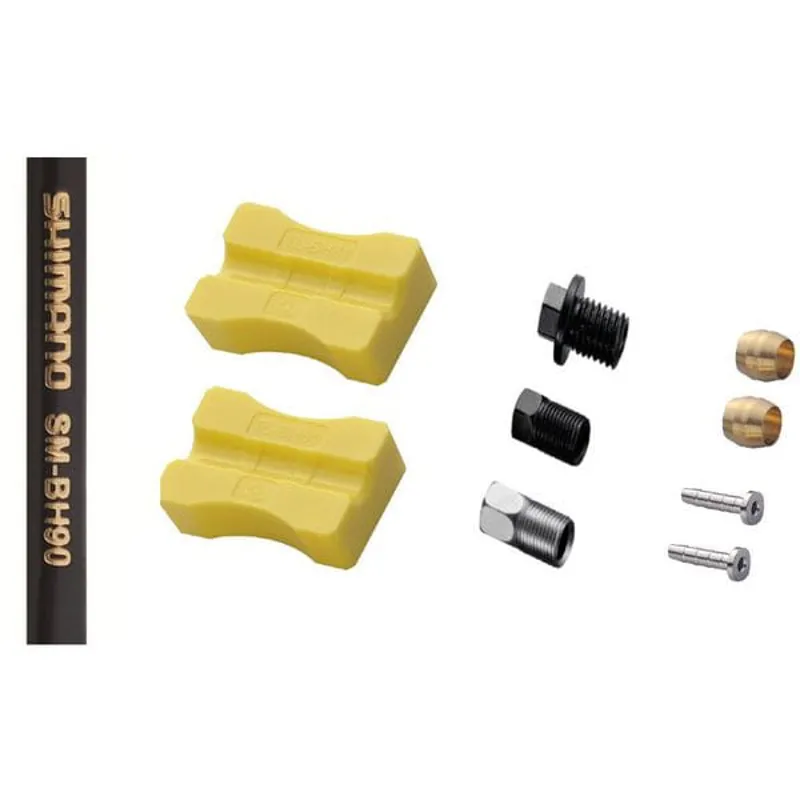 Shimano Spares Disc BRAKE BH90-JK Hose S/Cnct 1700mm RR BK Black rear