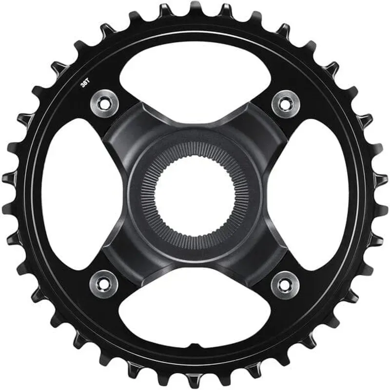 Shimano Steps SM-CRE80-B 38-tooth 55mm Chainline Chainring in Black