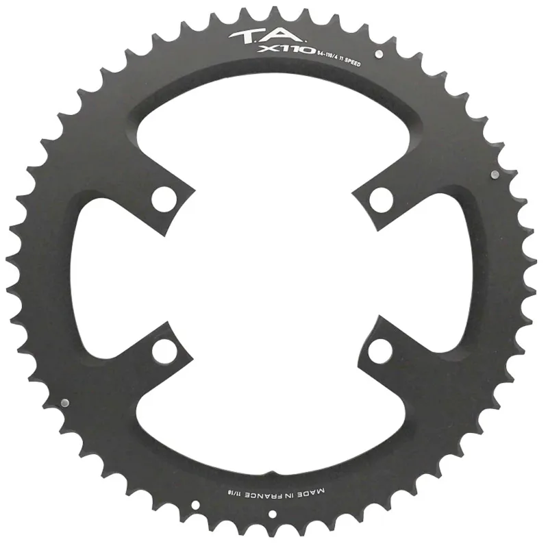 110pcd X110 4 Arm 11x Chainrings Black 