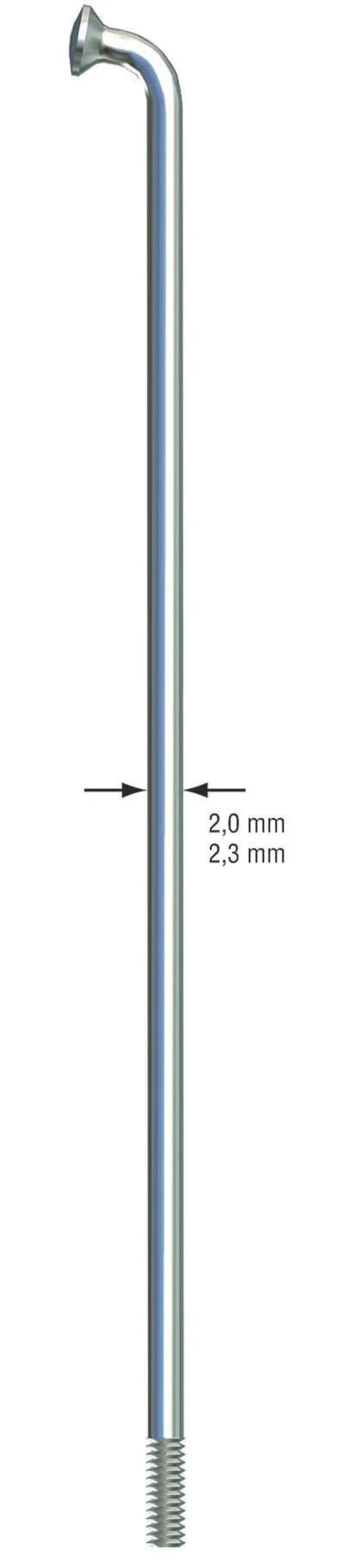 Sapim Leader Spokes in Silver-2