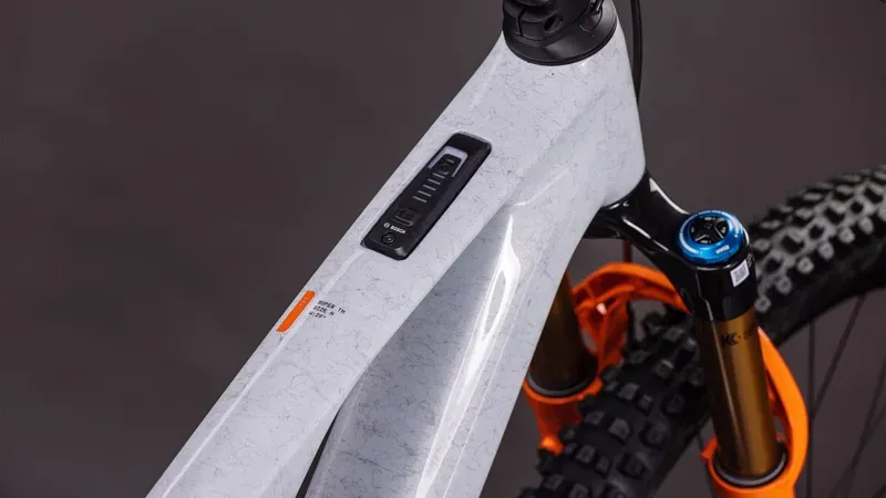 Cube AMS Hybrid one44 c:68X Super TM 400X eMountain Bike in Fog Grey-2