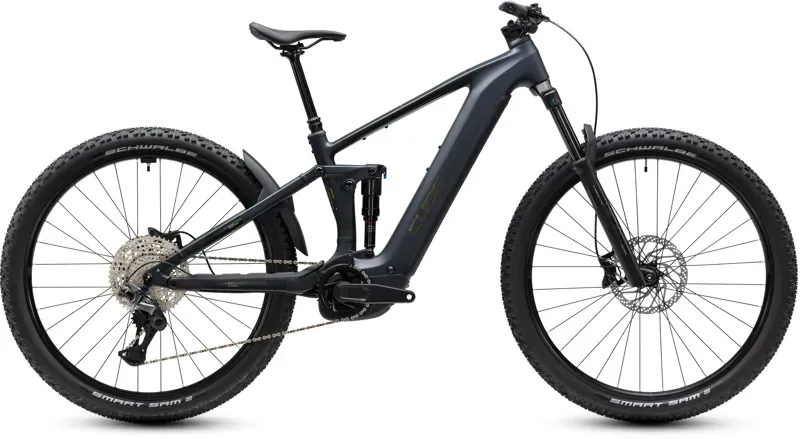 Cube Stereo Hybrid ONE44 Pro 800 eMountain Bike in Coal/Black