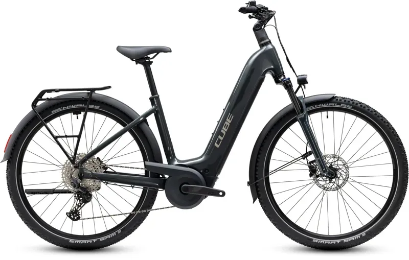 Cube Nuride Hybrid Performance 720 Electric Bike in Shadow Grey-1