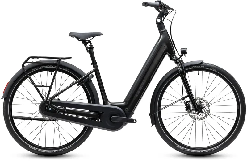 Cube Supreme Hybrid Comfort ONE 600 Electric Bike in Storm/Reflex