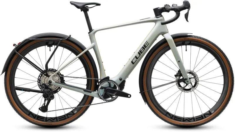 Cube Nuroad Hybrid C:62 SLX 400X FE eGravel Bike in Glint Sand/Black
