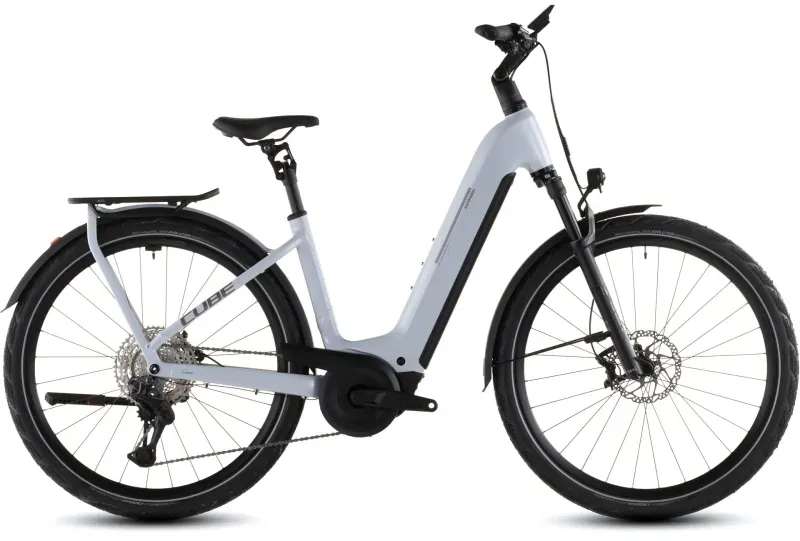 Cube Kathmandu Hybrid SLX 800 eHybrid Bike in Fog Grey/Grey-2