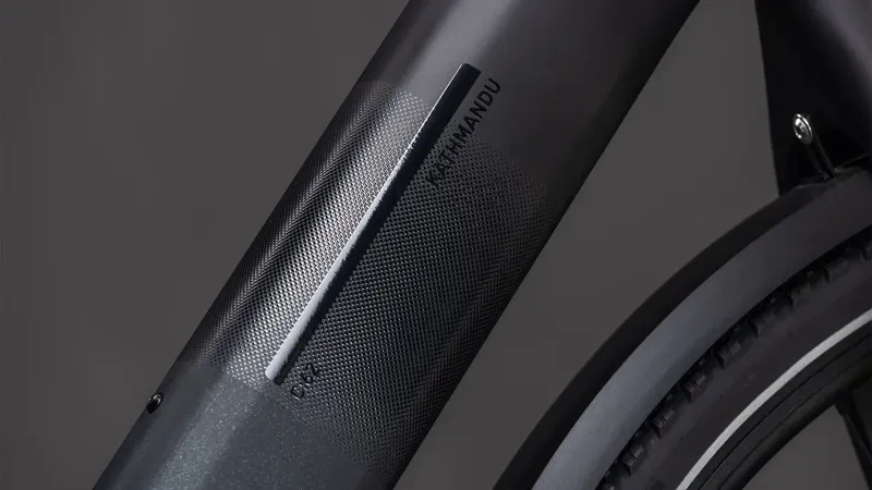 Cube Kathmandu Hybrid c:62 Slx 400x eHybrid Bike in Liquidblack/Bluedust-4