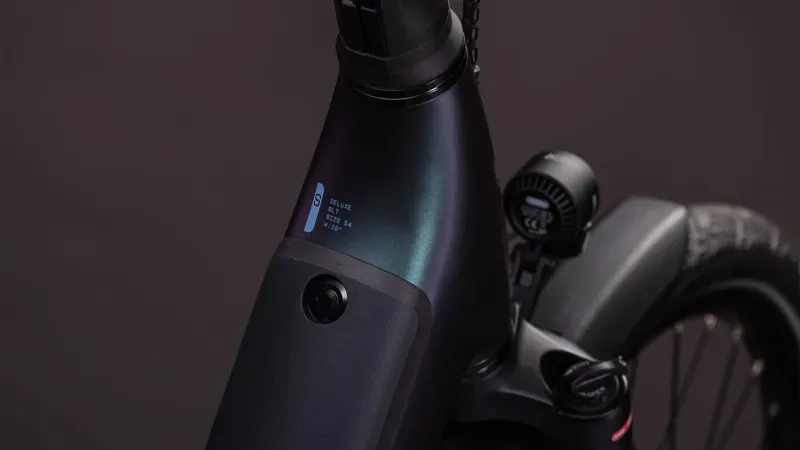 Cube Supreme Hybrid Deluxe SLT 600 eHybrid Bike in Metal Blue/Reflex-2