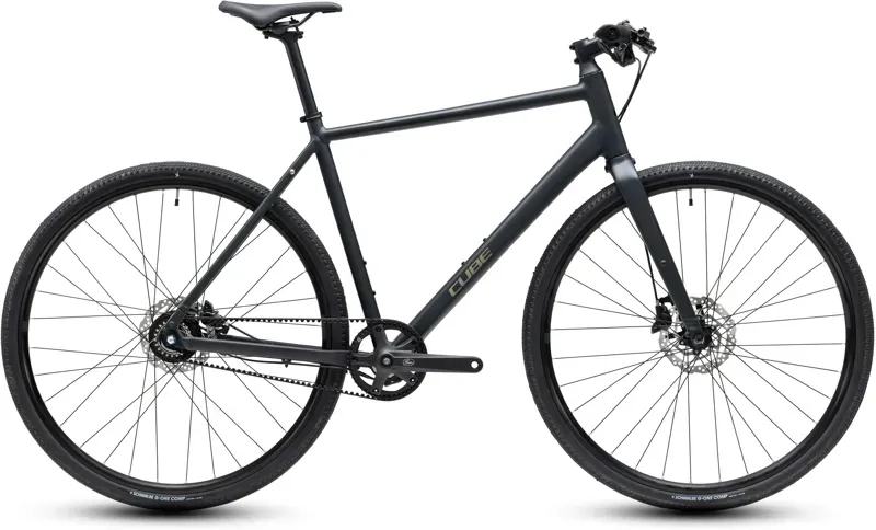 Cube Nulane Deluxe EXC Gravel Bike in Grey/Chrome