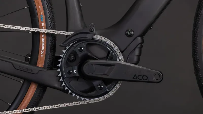 Cube Nuroad Hybrid c:62 EXC 400x Gravel Bike in Blackline-5