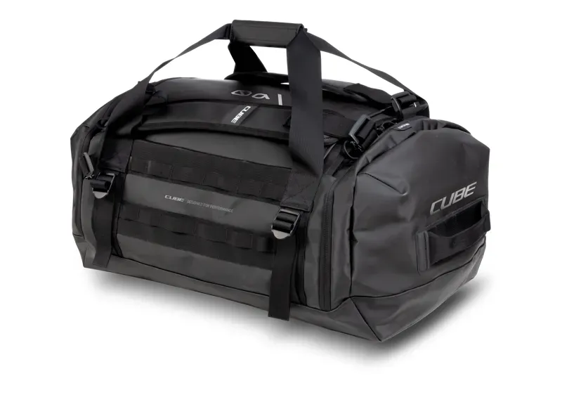 Cube 60-litre Duffle Bag in Black