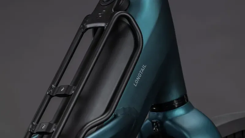 Cube Longtail Hybrid Family 800 eCargo Bike in Royal Green/Black-2