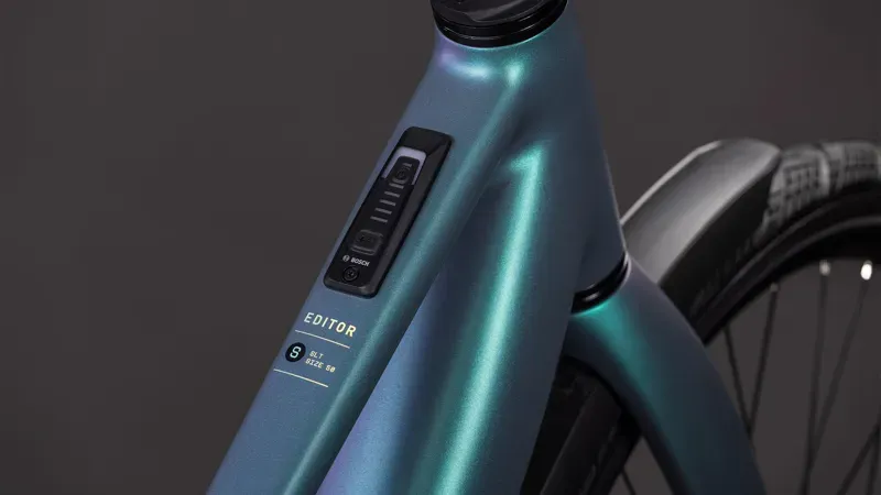 Cube Editor Hybrid SLT 400x FE eHybrid Bike in Smaragd Grey/Prism-2