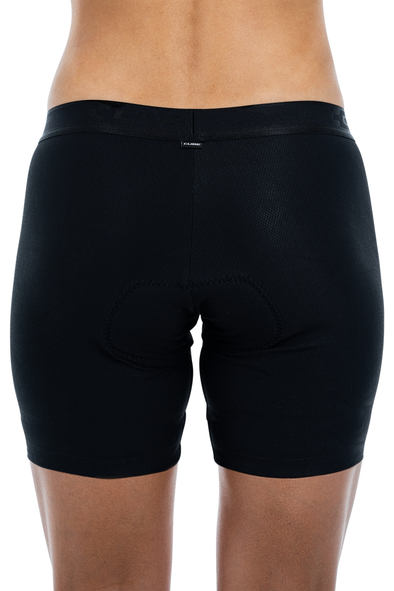 Cube Women's Liner Shorts in Black-2